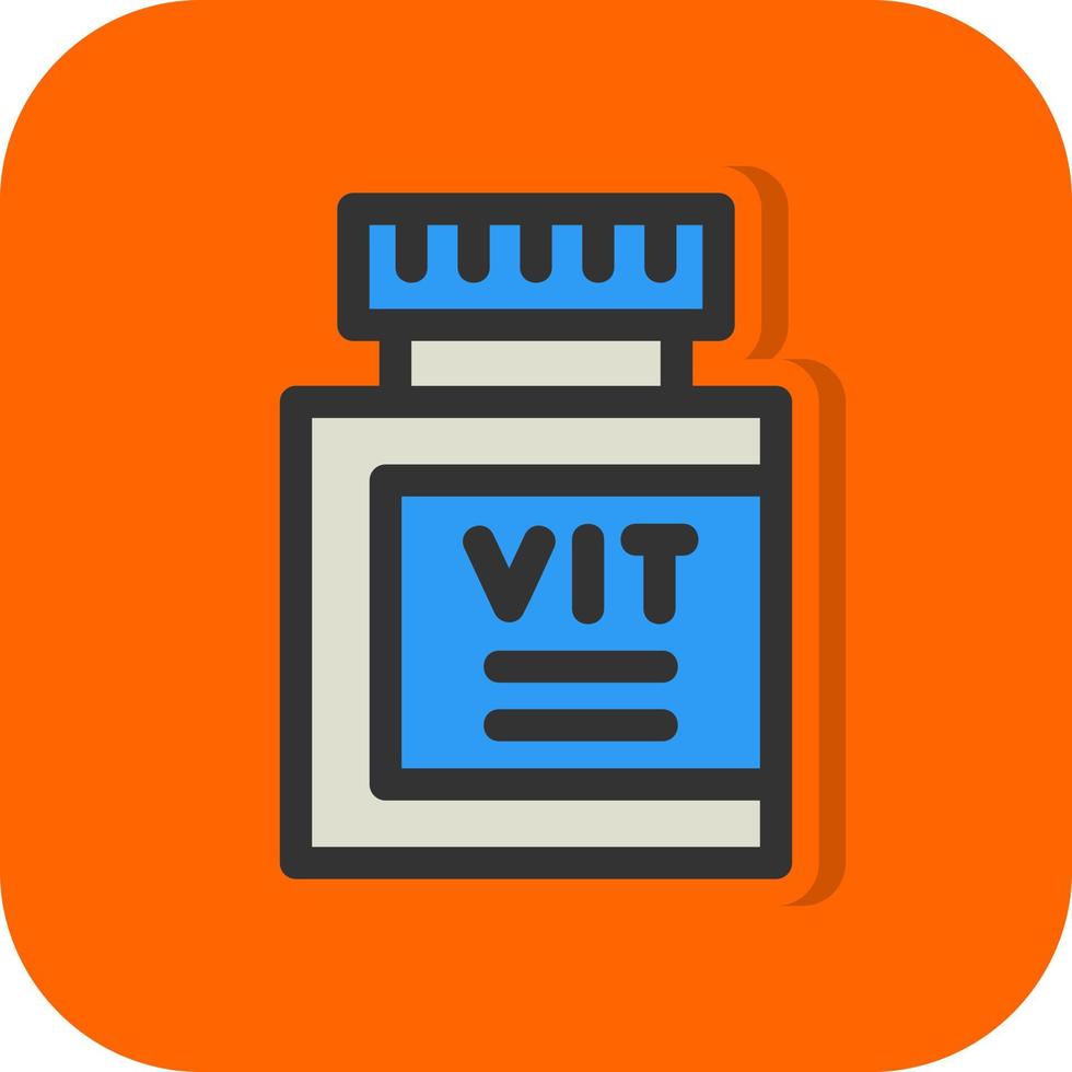 design de ícone de vetor de vitaminas