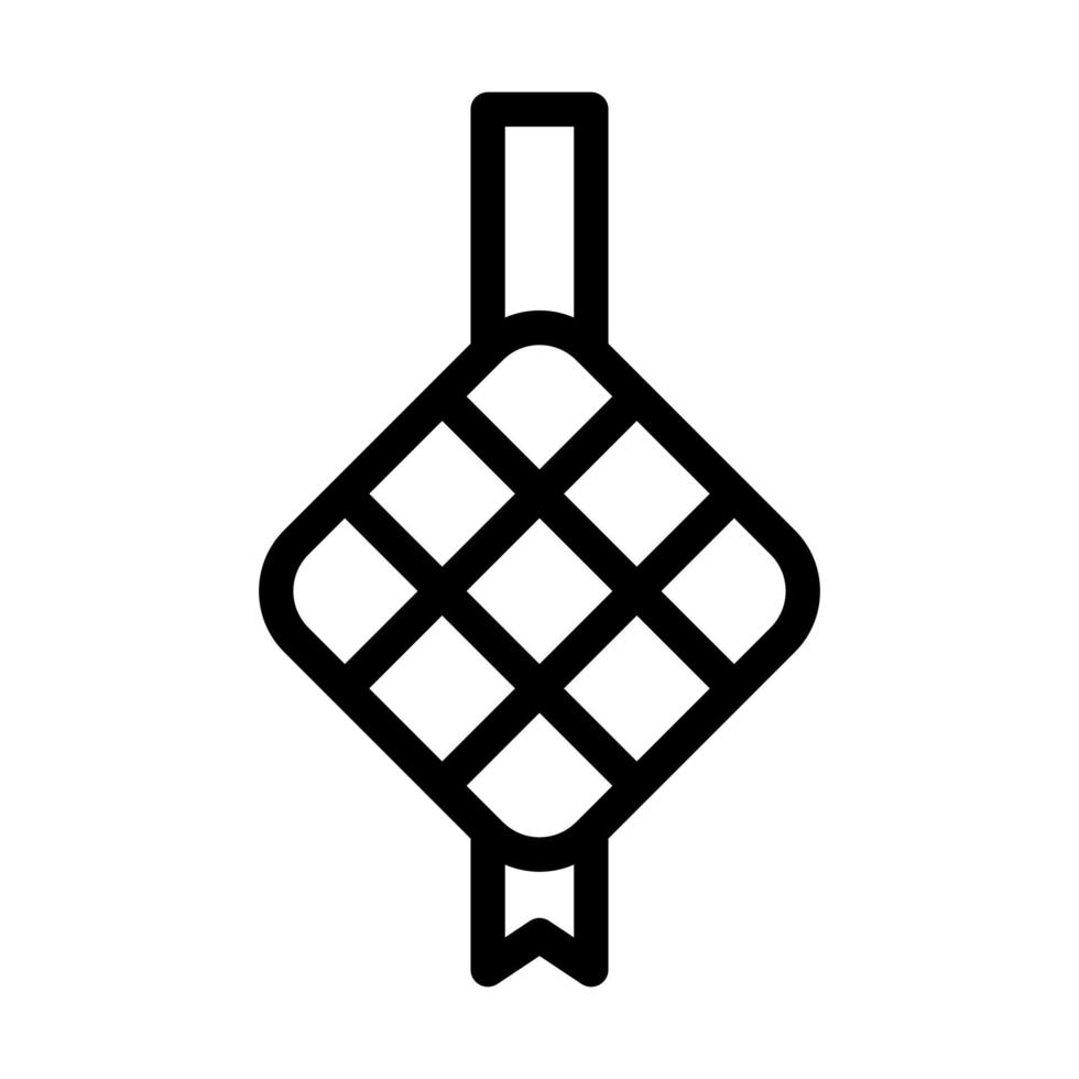 ketupat ícone esboço estilo Ramadã ilustração vetor elemento e símbolo perfeito.