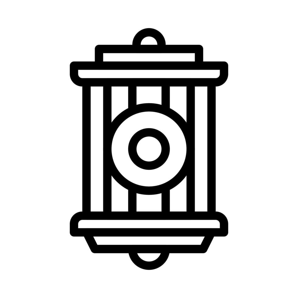 lanterna ícone esboço estilo Ramadã ilustração vetor elemento e símbolo perfeito.