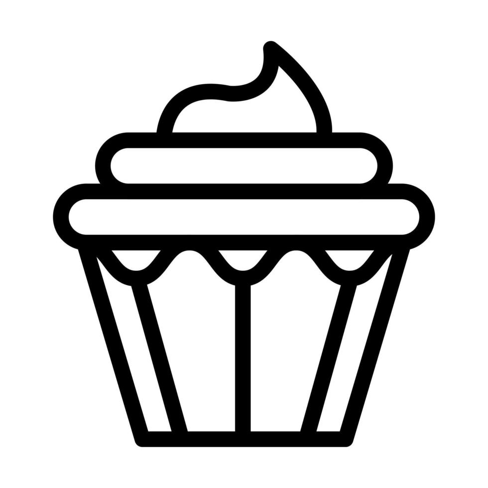 design de ícone de cupcake vetor