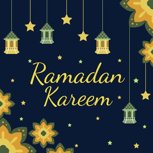 Fundo de Ramadan Kareem vetor