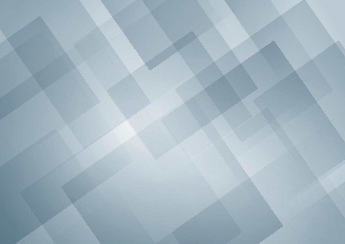 abstrato de forma quadrada geométrica branca e azul sobreposta ao fundo vetor