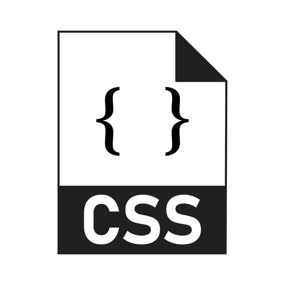 css Arquivo formatos ícone vetor livre