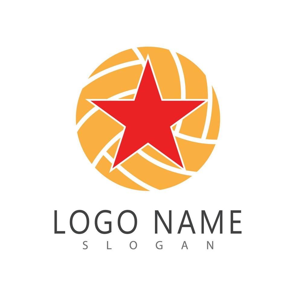 Estrela logotipo ilustração vetor e símbolo Projeto