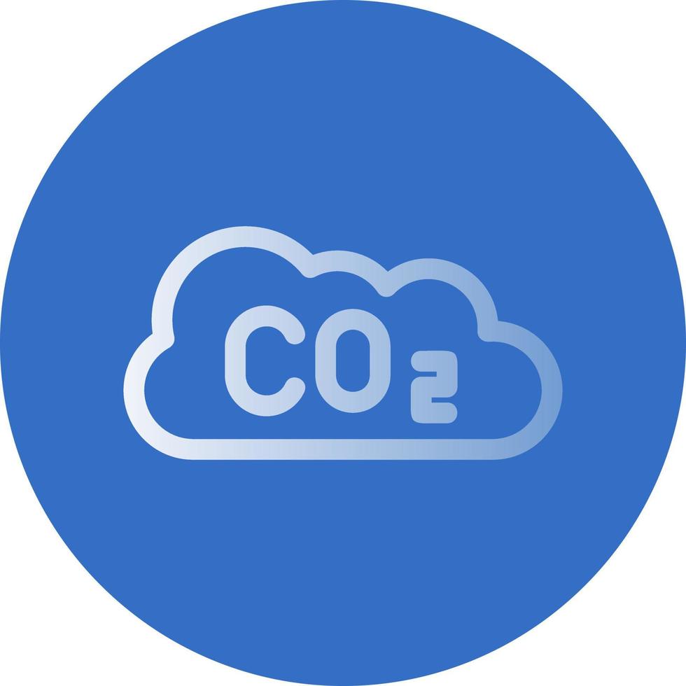 design de ícone de vetor de co2