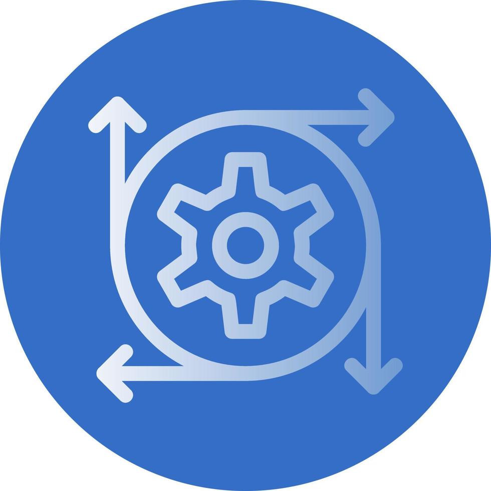 design de ícone de vetor de transformação de dados