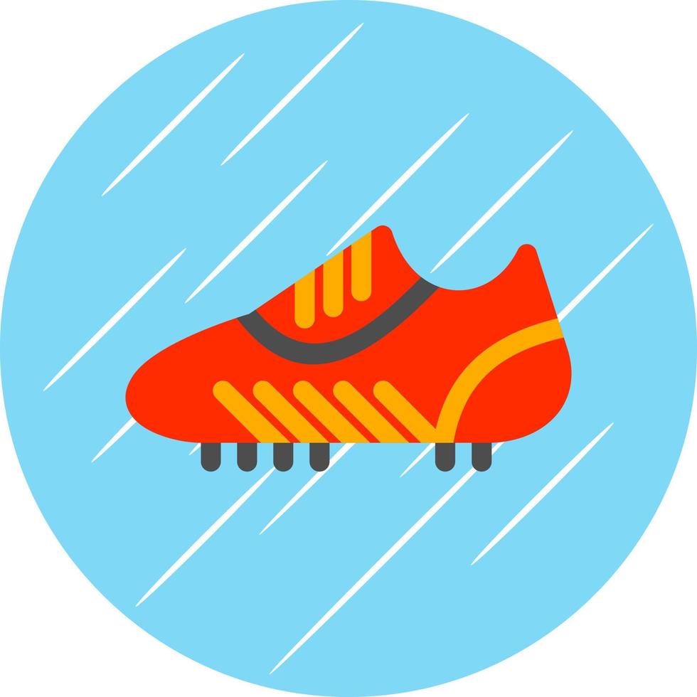 design de ícone de vetor de botas de futebol