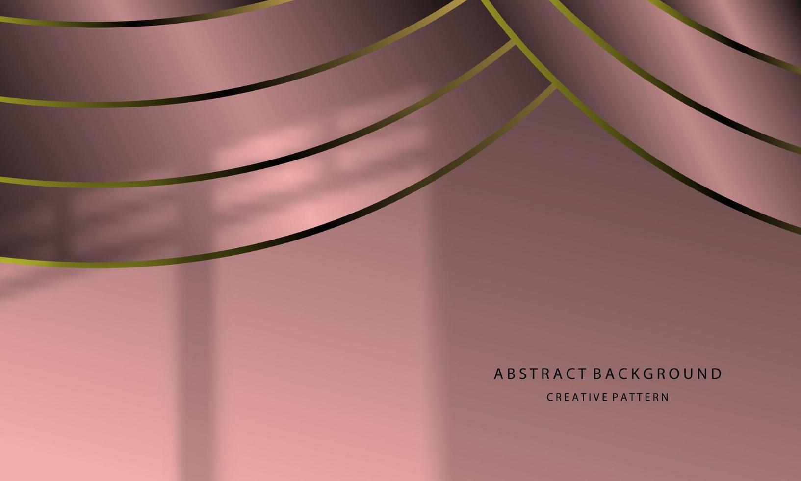 abstrack geométrico gradiente fundo elegante marrom cor cortinas, para companhia fundo apresentação, zombar acima com ouro luz, eps 10 vetor