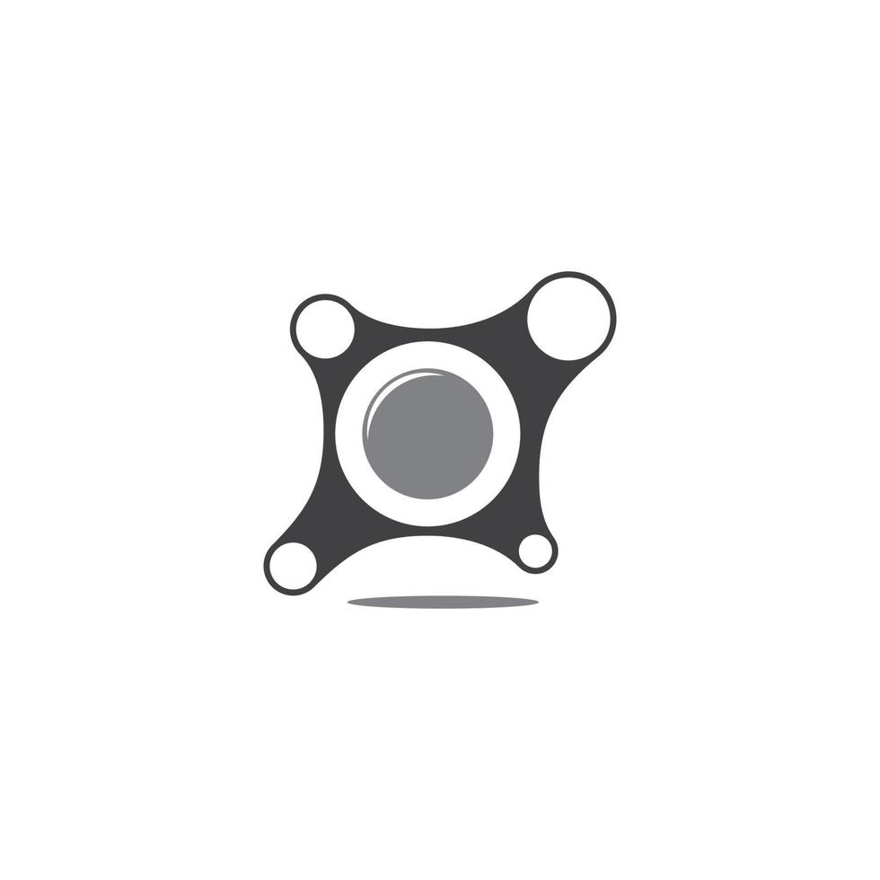 objeto abstrato engrenagem desenho geométrico símbolo logotipo vetor