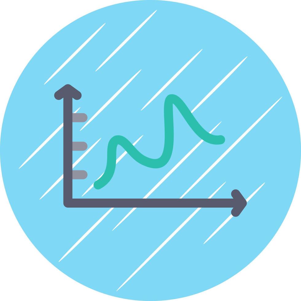 design de ícone de vetor de gráfico em forma de sino