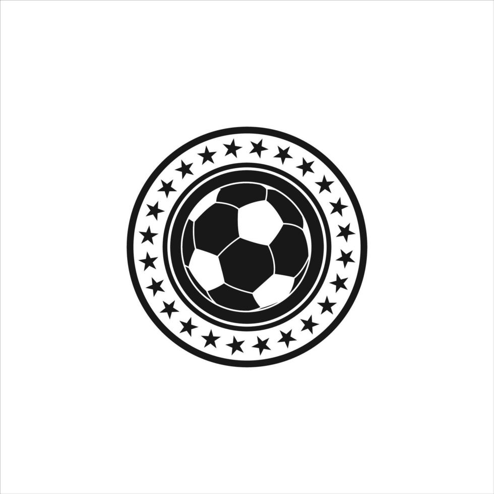 bola dentro futebol logotipo dentro vetor