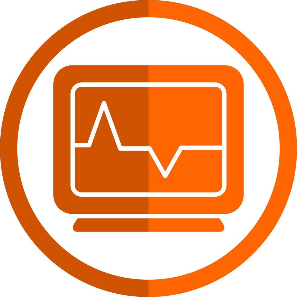 design de ícone de vetor de monitoramento cardíaco