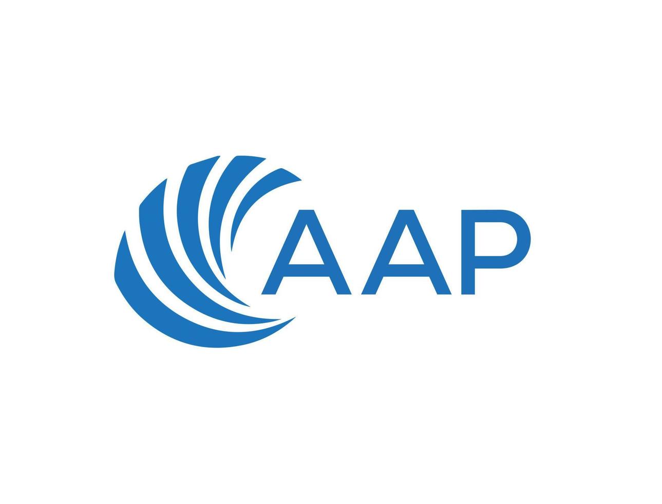aap abstrato o negócio crescimento logotipo Projeto em branco fundo. aap criativo iniciais carta logotipo conceito. vetor