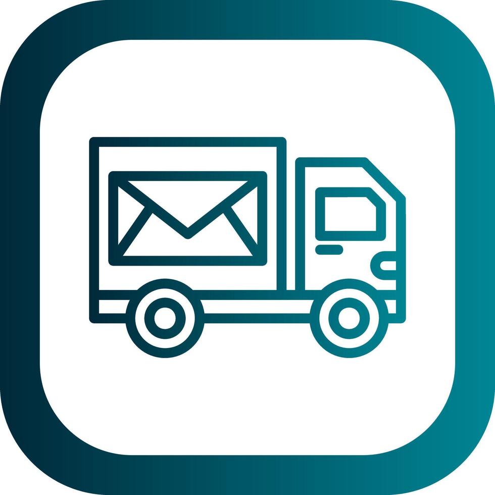 design de ícone de vetor de serviço postal