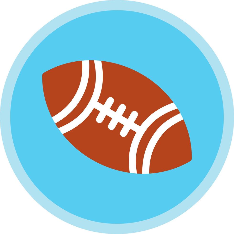 design de ícone de vetor de futebol americano