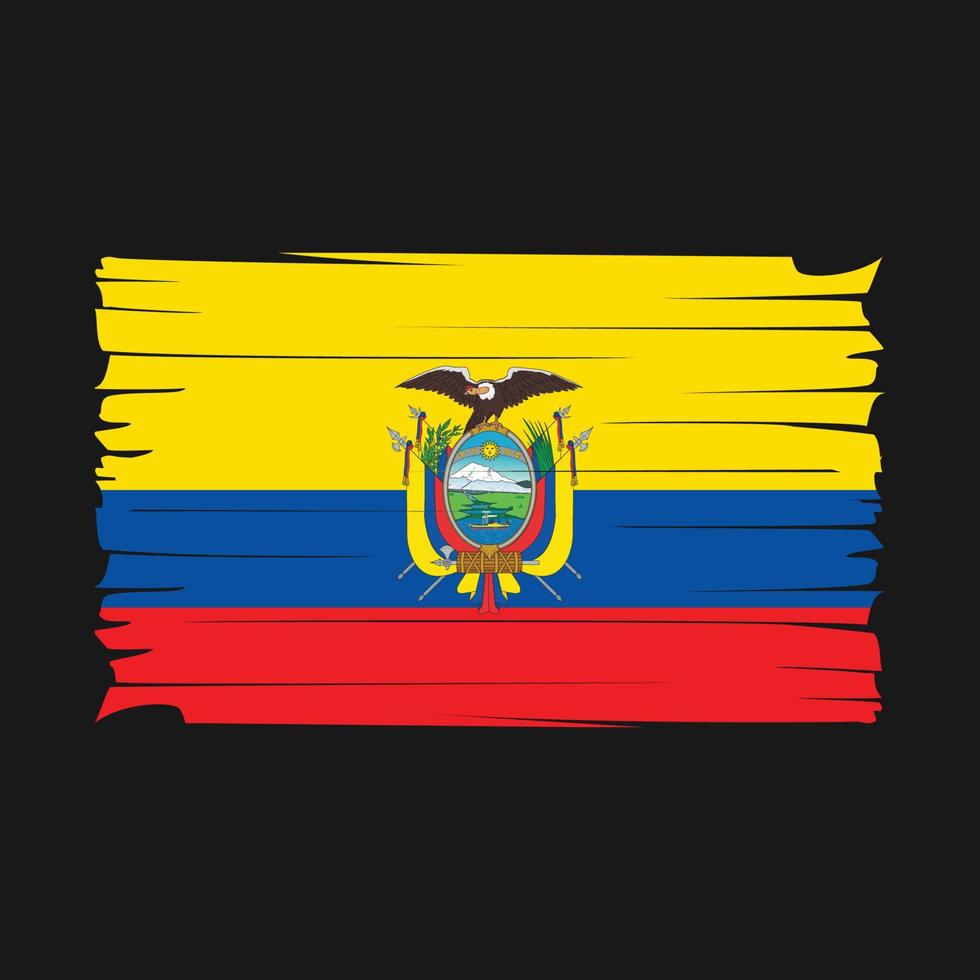 vetor bandeira equador