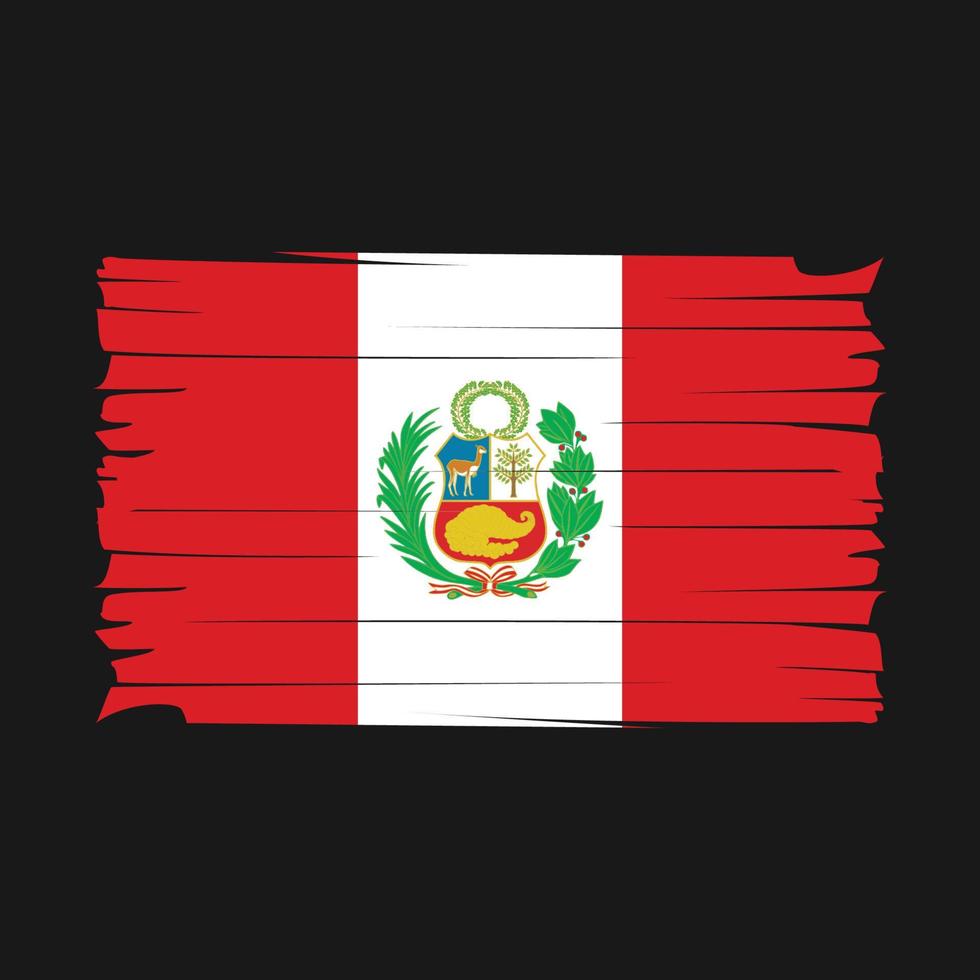 vetor bandeira peru