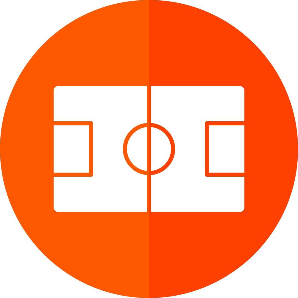 design de ícone de vetor de campo de futebol