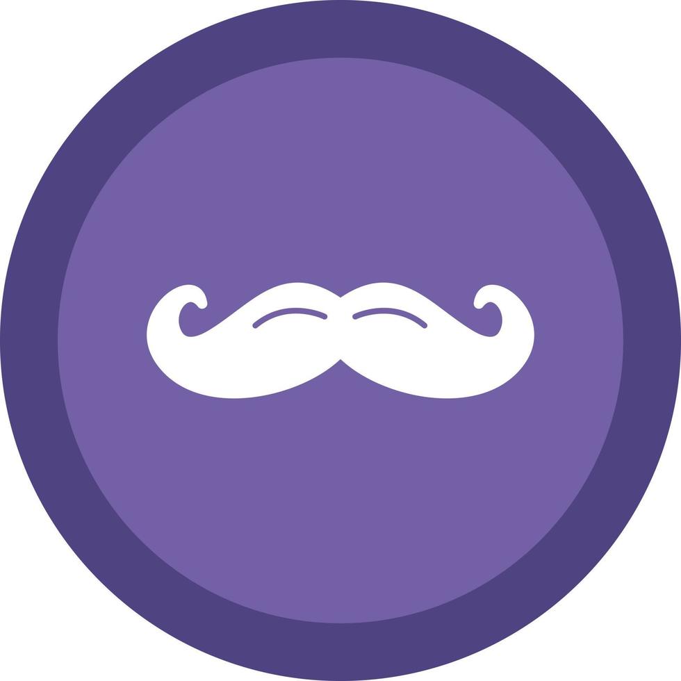 design de ícone de vetor de bigode