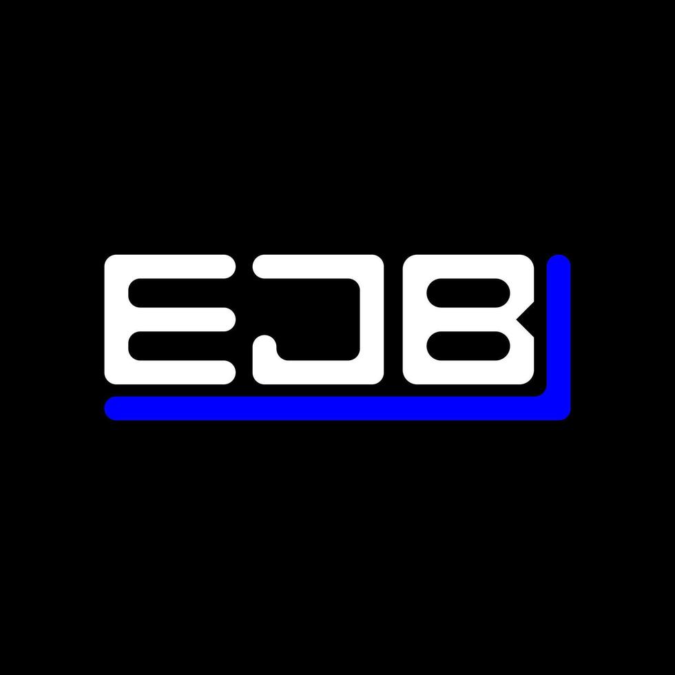 ejb carta logotipo criativo Projeto com vetor gráfico, ejb simples e moderno logotipo.