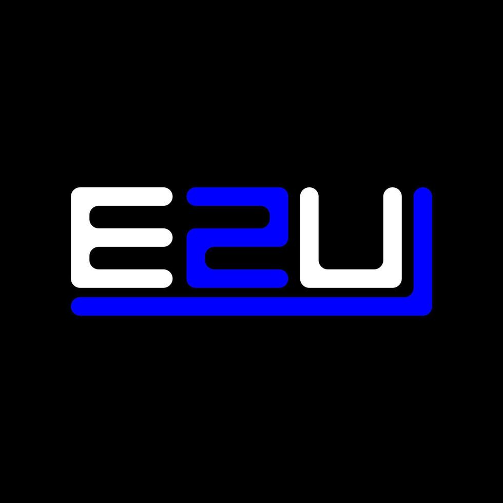 ezu carta logotipo criativo Projeto com vetor gráfico, ezu simples e moderno logotipo.