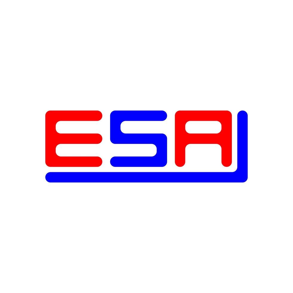 esa carta logotipo criativo Projeto com vetor gráfico, esa simples e moderno logotipo.