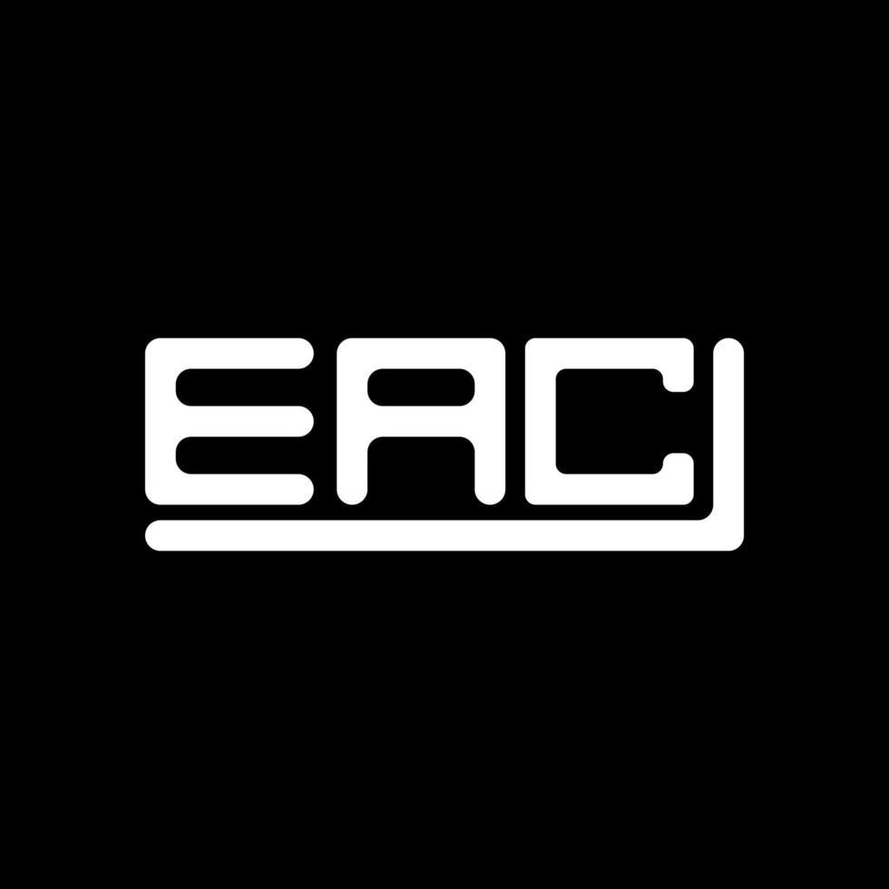 eac carta logotipo criativo Projeto com vetor gráfico, eac simples e moderno logotipo.