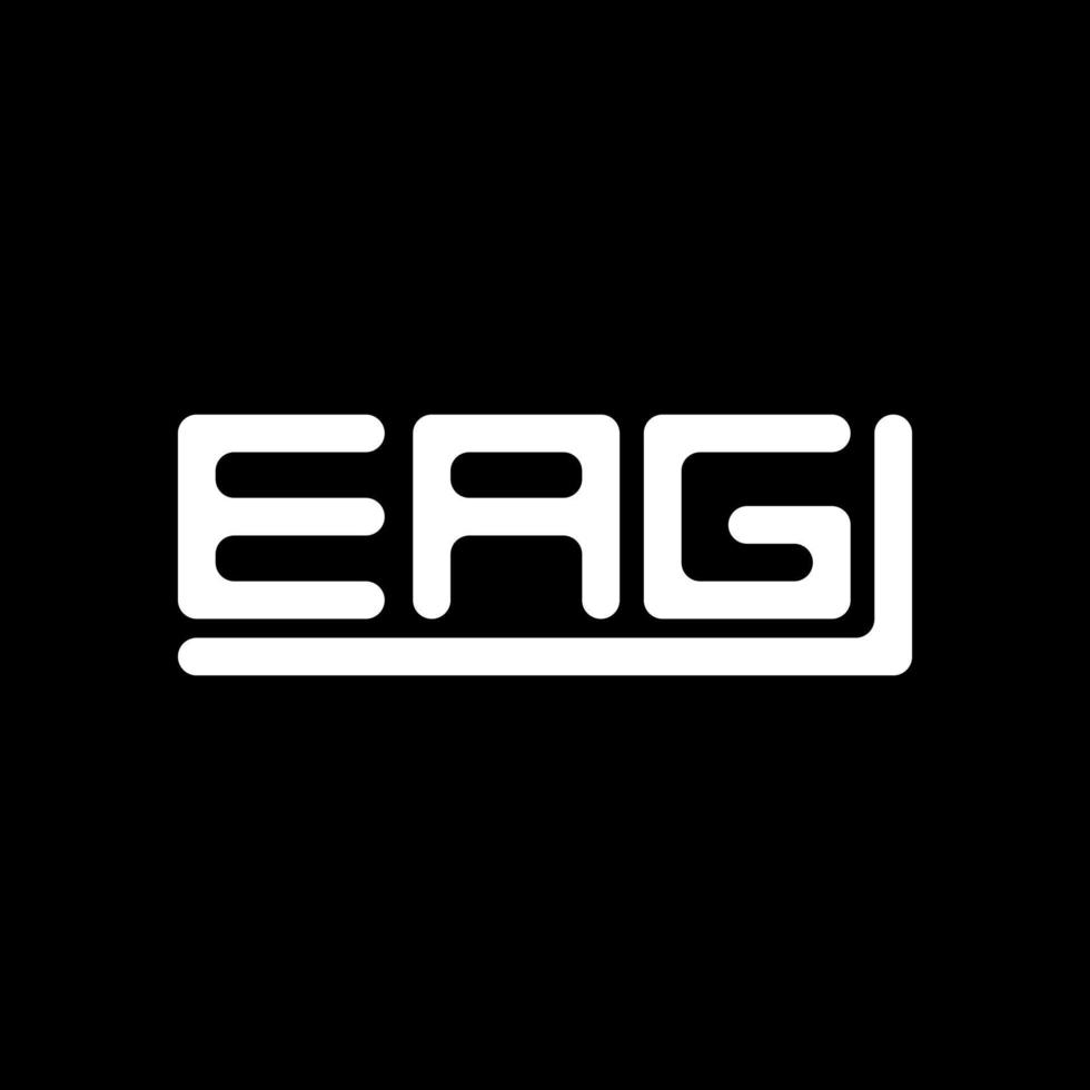 eag carta logotipo criativo Projeto com vetor gráfico, eag simples e moderno logotipo.