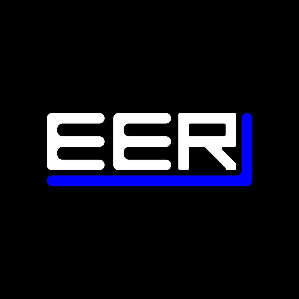 eer carta logotipo criativo Projeto com vetor gráfico, eer simples e moderno logotipo.