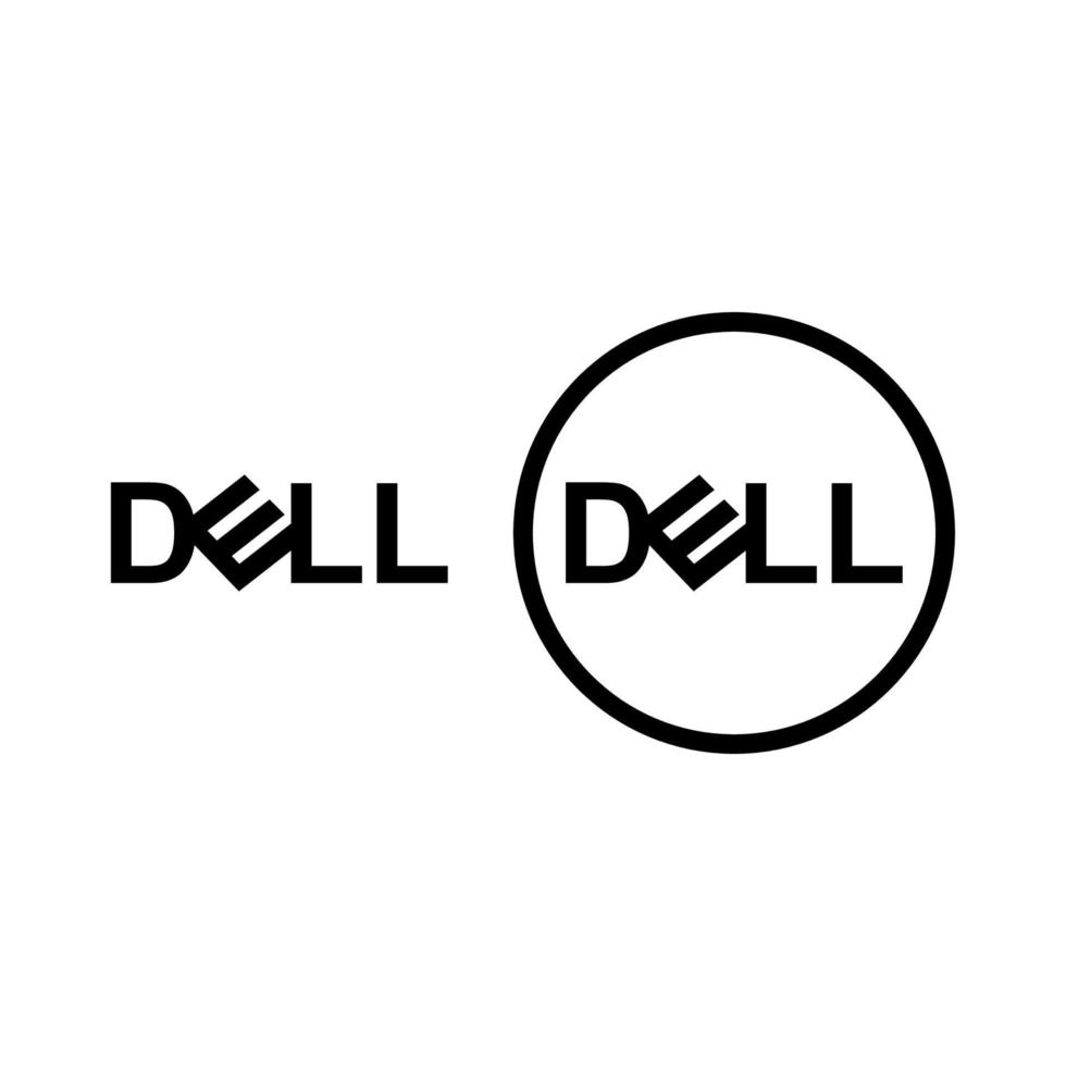 dell logotipo vetor, dell ícone livre vetor