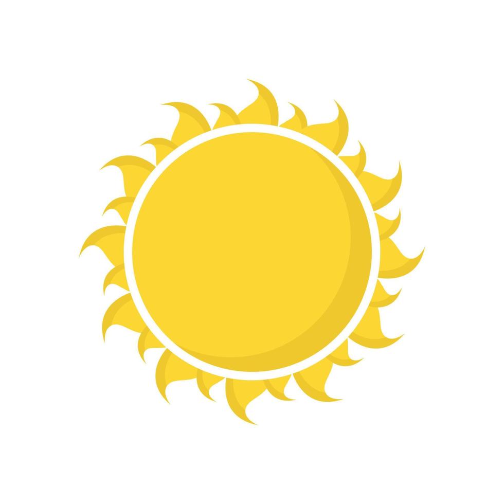 vetor de ícone de sol