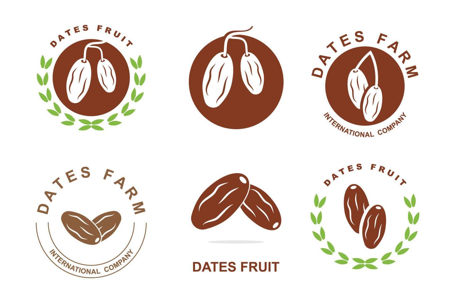 datas logotipo Comida gráfico Projeto elemento modelo para muçulmano feriados inspiração vetor