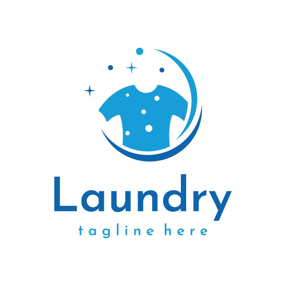 lavanderia logotipo modelo criativo Projeto com a conceito do lavando máquina, roupas ou roupas, espuma. logotipo para lavando , distintivo, empresa. vetor