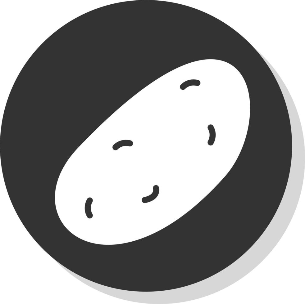design de ícone de vetor de batata