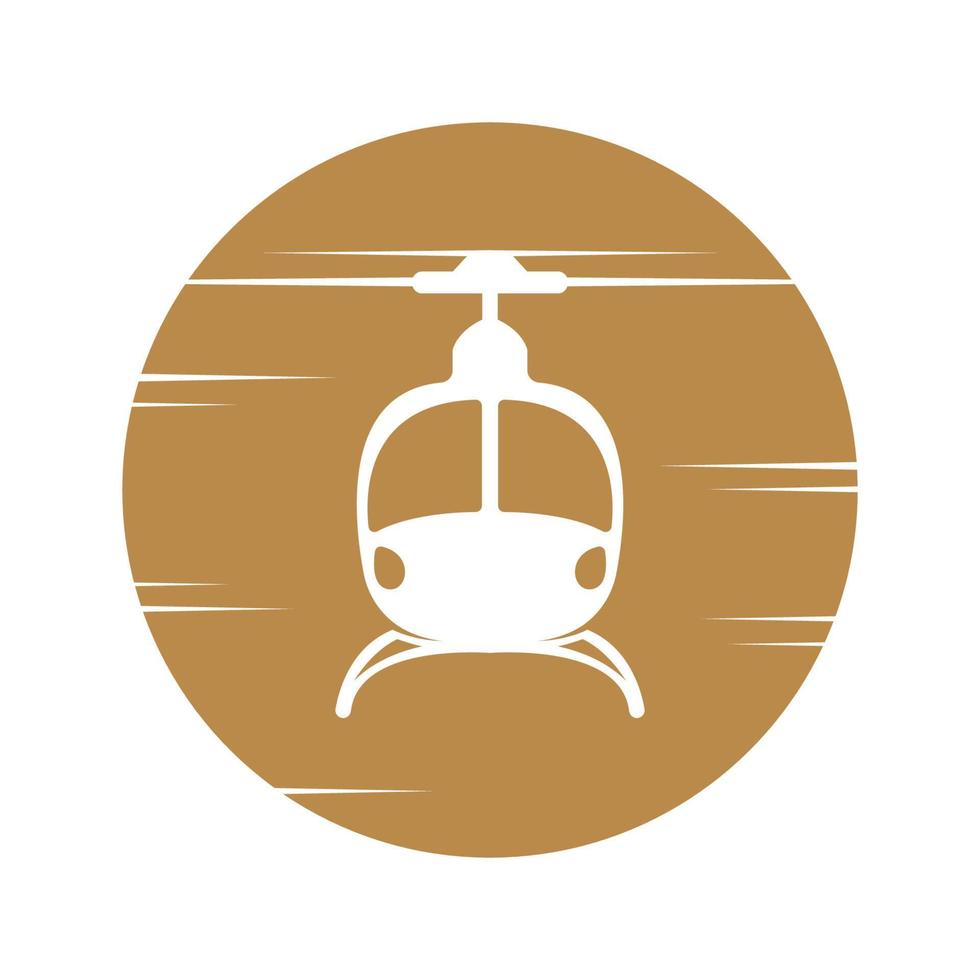helicóptero ícone logotipo Projeto vetor