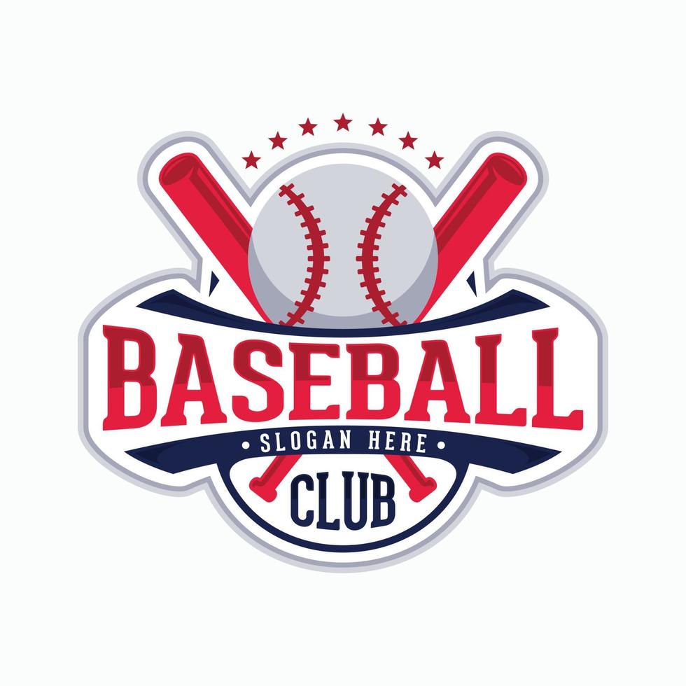 beisebol vetor logotipo emblema Projeto para esporte equipe