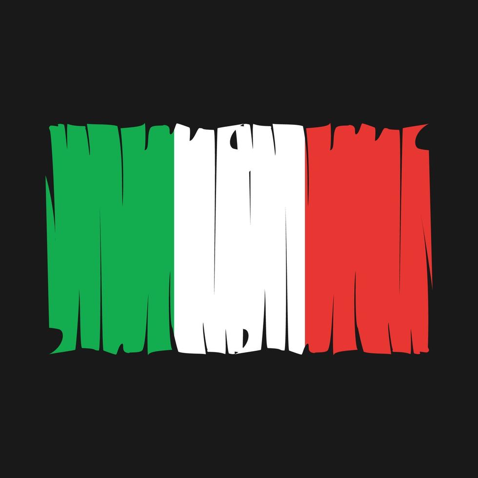 vetor bandeira italia