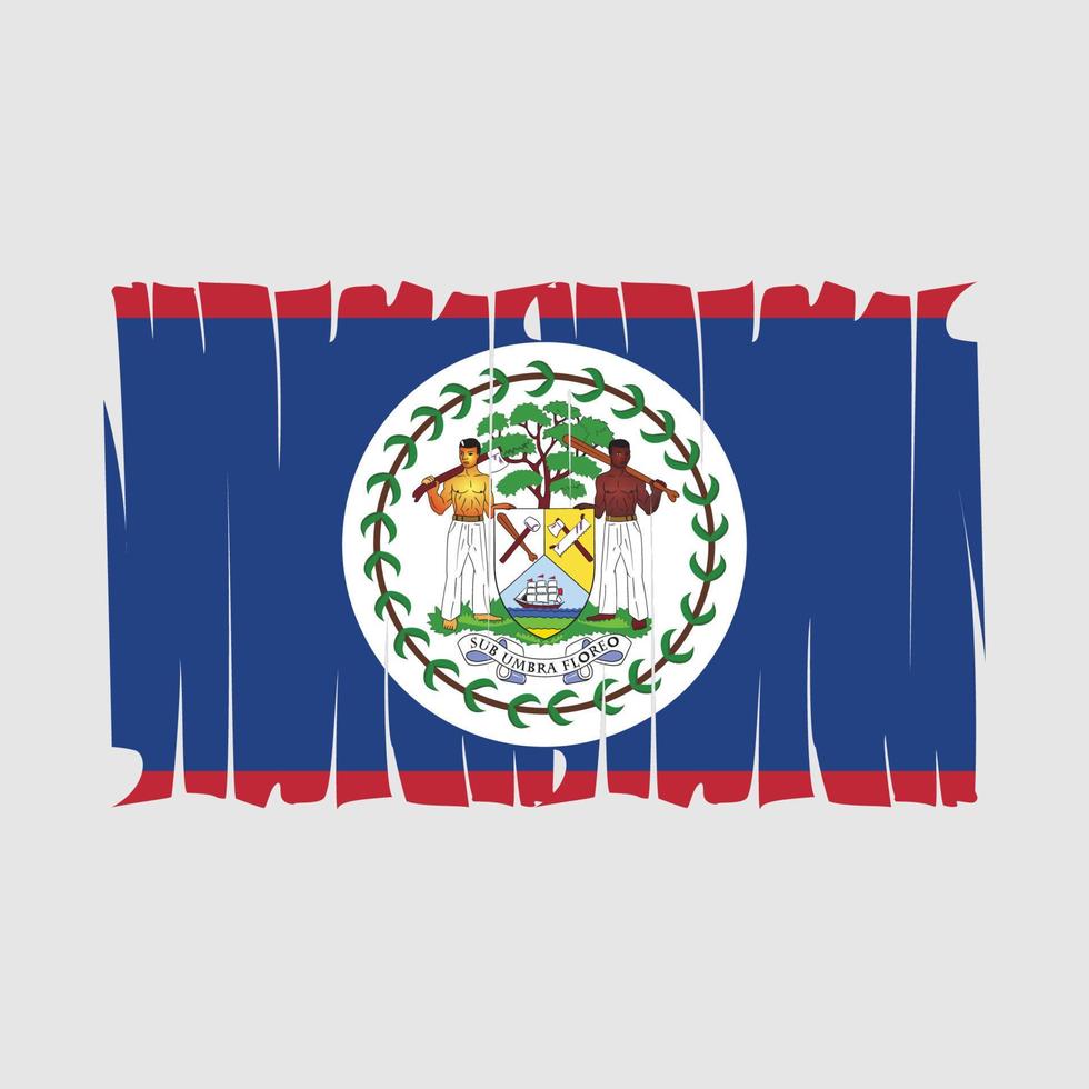 vetor bandeira belize