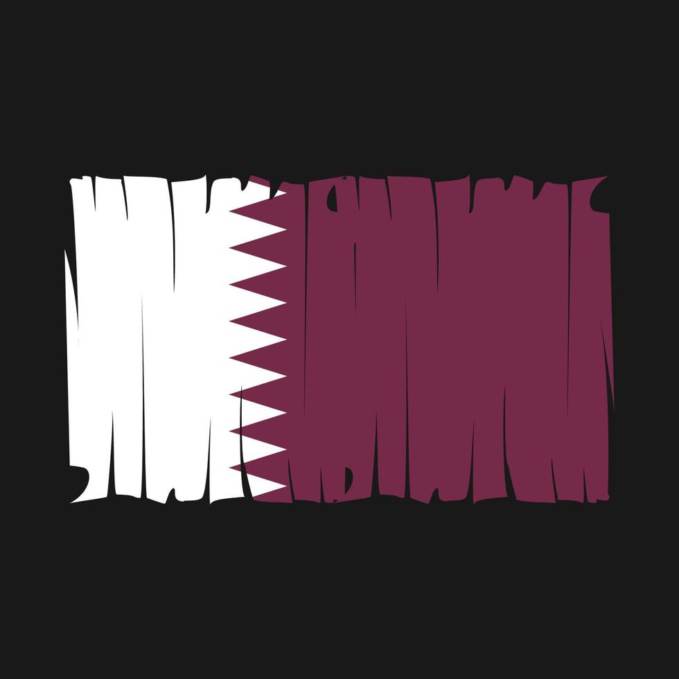 vetor da bandeira do qatar