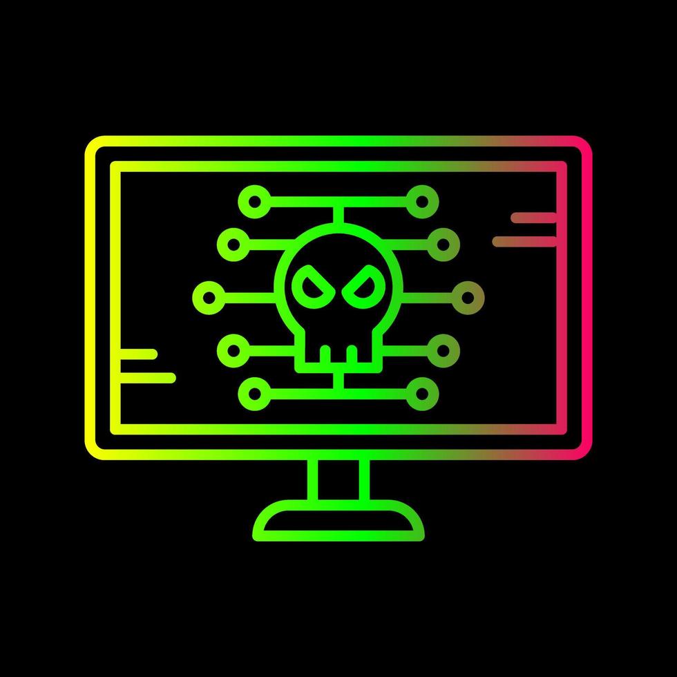 ícone de vetor de malware