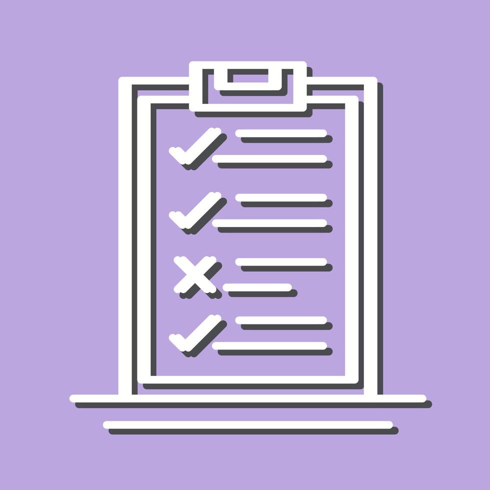 ícone de vetor de lista de entrega