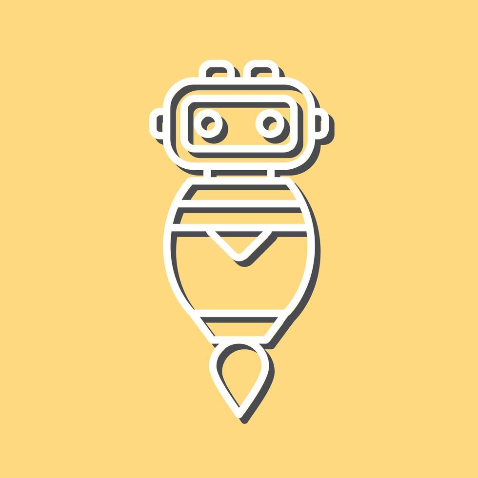 ícone de vetor de robô
