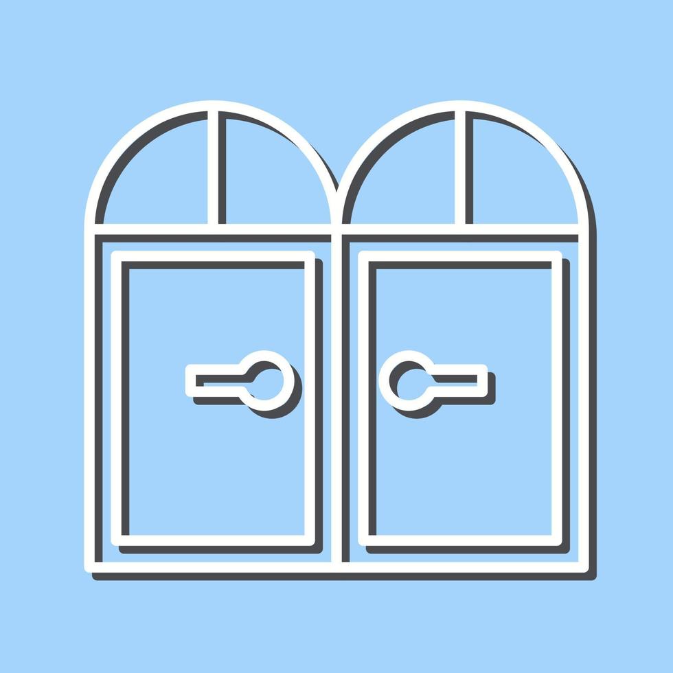 ícone de vetor de porta