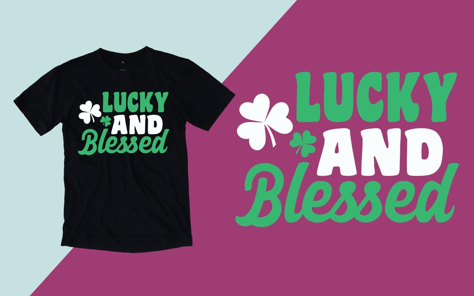 por sorte moça t camisa, st. patrick's dia t camisa vetor