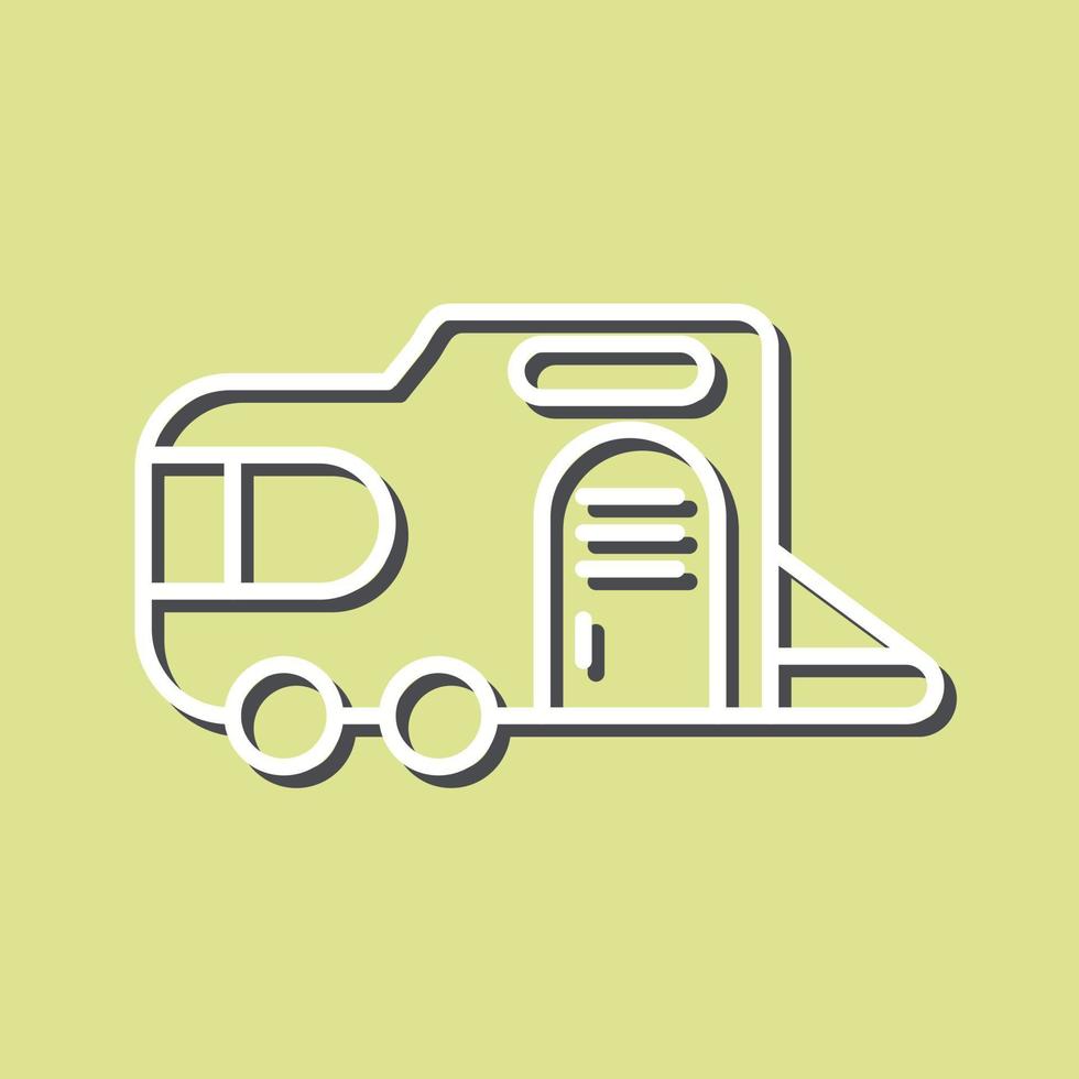 ícone de vetor de caravana