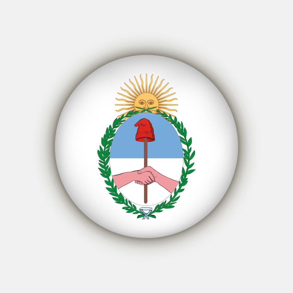 bandeira juju. províncias argentinas. ilustração vetorial. vetor