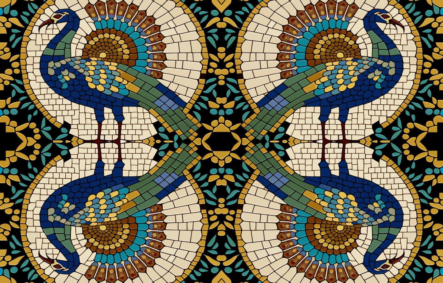 pavão faisão Peru mosaico padronizar. abstrato folk étnico tribal geométrico gráfico linha. textura têxtil tecido desatado padrões vetor ilustração. ornamentado elegante luxo vintage retro estilo.