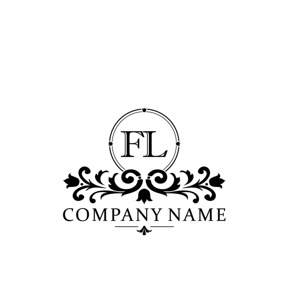 carta fl floral logotipo Projeto. logotipo para mulheres beleza salão massagem Cosmético ou spa marca vetor