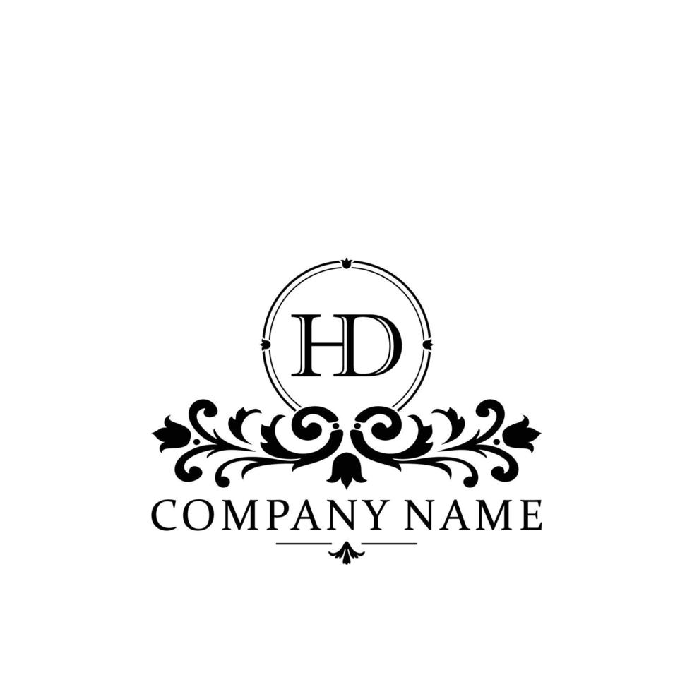 carta hd floral logotipo Projeto. logotipo para mulheres beleza salão massagem Cosmético ou spa marca vetor