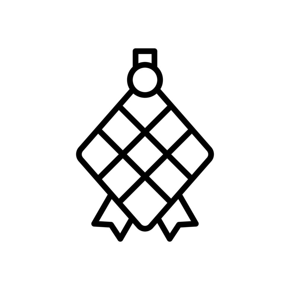 ketupat ícone para seu local na rede Internet projeto, logotipo, aplicativo, ui. vetor